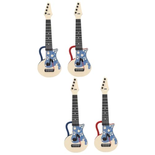 Alasum 4 Stück Kinder Gitarre Weltraumspielzeug Für Kinder Ukulele Musikspielzeug Gitarrenspielzeug Für Kinder Musikalisches Gitarrenspielzeug Musikspielzeug Für Kinder Nylon von Alasum