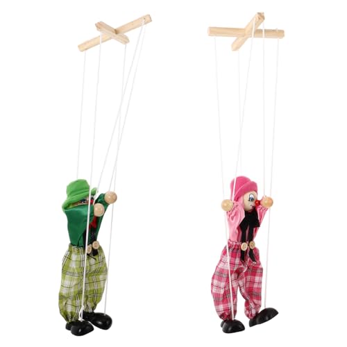 Alasum 4 Stück Marionette Clown Plüschtier tiys Handpuppe Clown Piratenpuppe Plüsch Puppen für interaktives Spielzeug Interactive Toys Piratenkegelpuppe lustige Piratenschiffe hölzern von Alasum