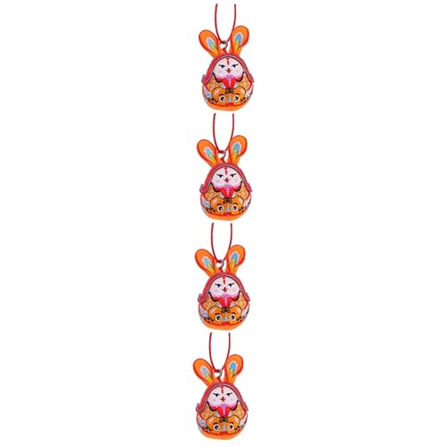 Alasum 4 Stück Maskottchen-Puppe Sternzeichen Hase Puppe Hasenpuppe Kaninchen hängen Spielzeug für Kinder kinderspielzeug Kid Toys Kaninchen-Maskottchen hängen Hasen Stofftiere Baumwolle von Alasum