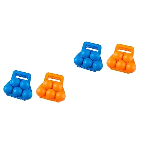 Alasum 4 Stück Schneeballspiel für Kinder Spielzeug für Kinder kinderspielzeug Children Toys Kid Toys Schneeballformen Requisiten für Schneeballspiele im Freien Winterschneespielzeug von Alasum