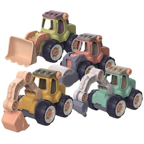 Alasum Auto Kinder Spielzeug Baustelle Spielzeug 4 Stück Spielzeugauto Auto Puppenwagen Toys Cars Auto Spielzeugset Für Kinderautos Fürs Auto Spielsets Für Spielzeugfahrzeuge Plastik von Alasum