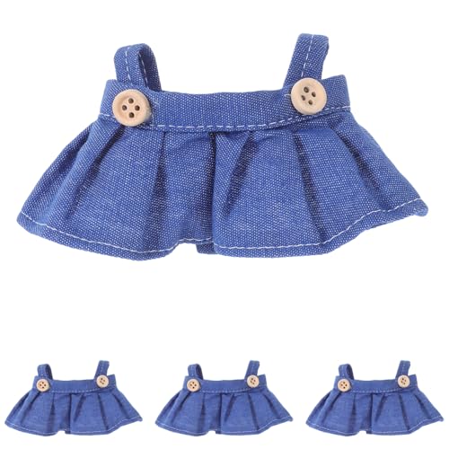 Alasum 4 Stück Teiliges Baumwoll Overall Rock Outfit für Stoffpuppen Modisch Langlebig Ideal für Puppensammlung und Spiel Alasum 4 Stück Teiliges Baumwoll Overall Rock Outfit für Stoffpuppen Modisch Langlebig Ideal für Puppensammlung und Spiel von Alasum