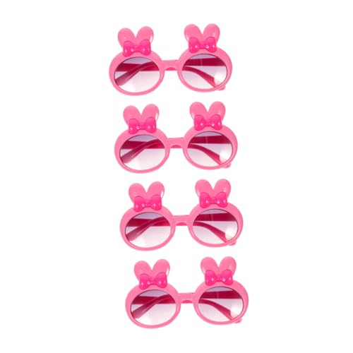 Alasum 4 Stück sonnenbrillen für Strandspielzeug für Kleinkinder Bausatz für den Strand gesteckt sonnenbrille lustige brillen Sommer-Cartoon-Sonnenbrille Harz Rosa von Alasum