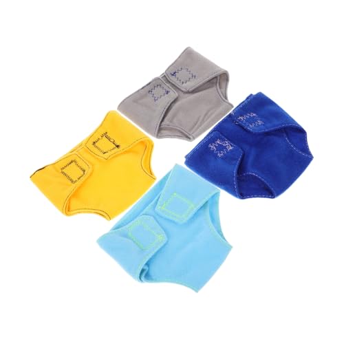 Alasum 4pcs Baby Puppe Windeln Reborn Simulation Windeln für Jungen und Mädchen Pretend Spielen Spielzeug Zubehör von Alasum