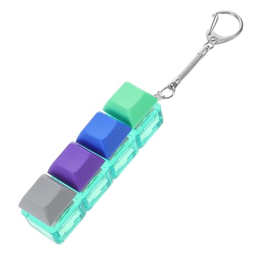 Alasum 4 Tastaturschlüsselketten Autos Keychains Mini Tastaturschlüsselkaps Schlüsselrunde Für Tasten Spielzeugschleuse Taste Mechanische Mechanik Taste Für Tastaturen von Alasum