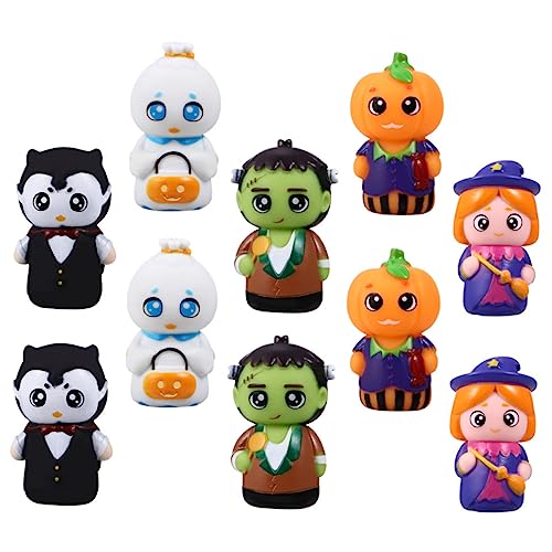 Alasum 40 STK Halloween-Fingerpuppen Fingerspielzeug Puppen für Kinder Marionette Kinderspielzeug interaktives Spielzeug Spielzeuge Cartoon-Handpuppen Fingerpuppen für Kleinkinder PVC von Alasum