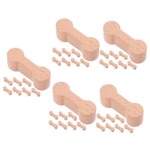 Alasum 40 Stück Gleisadapter Kinder Gleisadapter Modell DIY Gleisverbinder Modell DIY Kinder Gleisadapter Modell Einfaches Gleisverbinder Schnallenmodell Aus Holz von Alasum