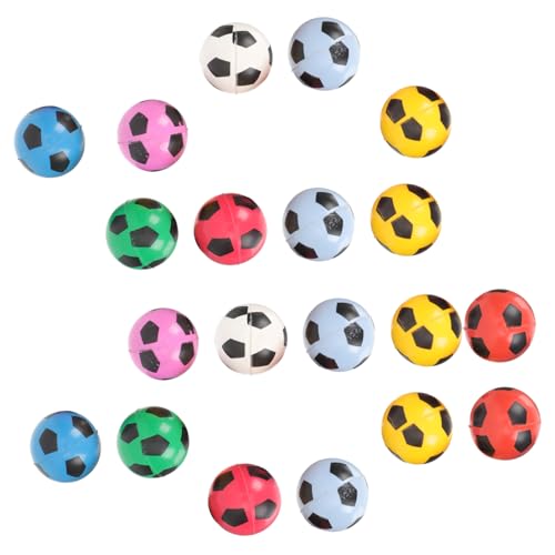 Alasum 40 Stück Hüpfbälle Mini Fußball Schaumstoff Fußbälle Mini Hüpfbälle Schaumstoff Fußbälle Große Fußbälle Kleine Hüpfbälle Mini Sportbälle Hüpfbälle Synthetischer von Alasum