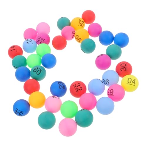 Alasum 40 Stück Teiliges Nummerierte Bingo Preiskugeln aus Kunststoff Mehrfarbige Lose Bunte Ziehungsbälle für Partys Geburtstagsfeiern Bar Events und Tombolas Alasum 40 Stück Teiliges Nummerierte Bingo Preiskugeln aus Kunststoff Mehrfarbige Lose Bunte Ziehungsbälle für Partys Geburtstagsfeiern Bar Events und Tombolas von Alasum