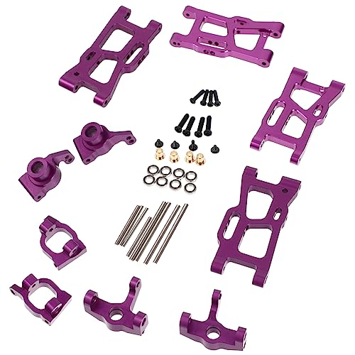 Alasum 5 Sätze 124019 Teile roststop rost Stop RC Auto Komponenten RC-Autoteile RC-Teile Klebeband Kugel Klebeband Ersatz für RC-Autos aus Aluminiumlegierung Zubehör für RC-Autos Violett von Alasum