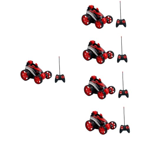 Alasum 5 Sätze Drahtloses fern gesteuertes Auto Kinder RC Auto Spielzeug ferngesteuerte Fahrzeuge RC-Boote für Spielzeug für Kinder kinderspielzeug Offroad-Modell Autospielzeug Abs rot von Alasum