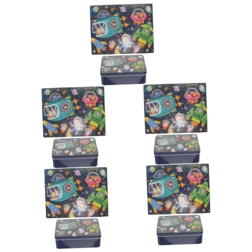 Alasum 5 Sätze Puzzle interaktives Spielzeug Interactive Toys für Kinder Frühpädagogik Kinder Beschäftigungsspielzeug Kleinkindspielzeug Lernspielzeug Kinderspielzeug Holz von Alasum