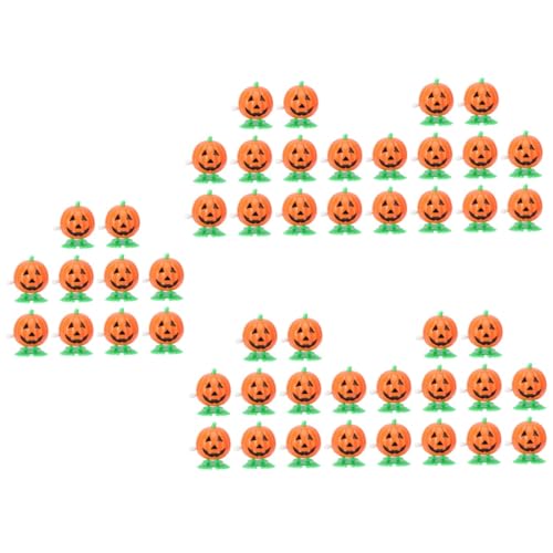 Alasum 50 Stück Springendes Spielzeug Kürbisspielzeug Partybevorzugung Halloween-Uhrwerk-Spielzeug Halloween Pumpkin halloweenkürbis Kinderspielzeug Spielzeuge Aufziehspielzeug für Kinder von Alasum