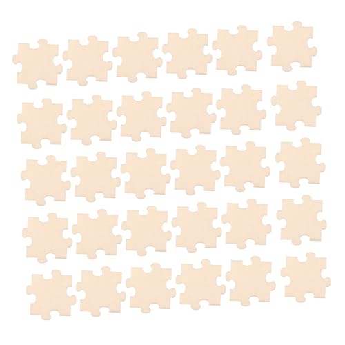 Alasum 50 Teile Holzpuzzle Quadrate Freiform Puzzle Leeres DIY Puzzle Zum Zeichnen Leeres Puzzle Zum Schreiben Auf Unvollendete Puzzles Leere Puzzles Zum Zeichnen Auf Spielzeug Für von Alasum