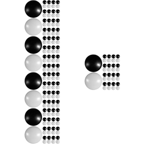 Alasum 500 STK Magnetische Go-Teile Spiele Gehen Brettspiel-perlen Kleine Bastelschachsteine Gehen Schachstein Gehen Sie Schachzubehör Zubehör Für Brettspiele Gehen Steine Plastik von Alasum