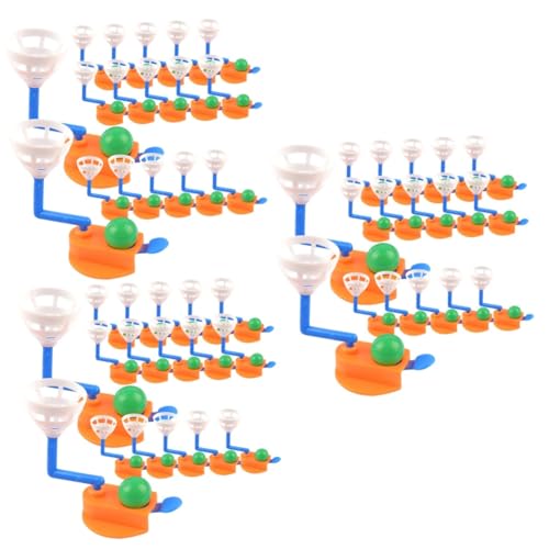 Alasum 54 STK Kinder Spielen Mini-basketballbrett Kleiner Basketball Basketball-schießspielzeug Fingerschießspielzeug Kleine Schießspiele Desktop-basketballspielzeug Tischplatte Plastik von Alasum