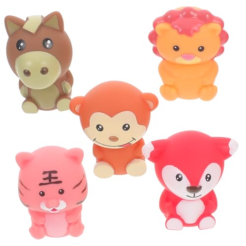 Alasum 5St Fingerpuppe babyspielzeug interaktives Kinderspielzeug Fingerspielzeug für Handpuppen für Tierpuppen Eltern-Kind- Figuren Fingerspielzeug PVC von Alasum