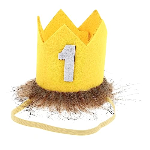 Alasum 5St Geburtstagshut Kronenmützen für Kinder Kronenhut zum Kindergeburtstag kinder geburtstagskrone birthday crown Kindergeburtstag Kronkorken Geburtstag Kronkorken Hut Polyester von Alasum