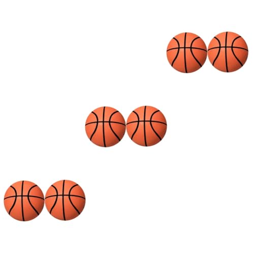 Alasum 6 STK Basketball Spiel Aufblasbarer Basketball Lernspielzeug Für Kinder Mini-Spielzeug Kinderspielzeug Minispielzeug Für Kinder Mini-basketballball Kinder Spielset Kinderbasketball von Alasum