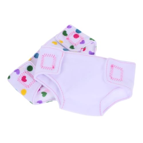 Alasum 6 STK Puppe Wiederverwendbare Windel Puppen windel puppenwindeln amerikanische Mädchenpuppen Zubehör für Mädchen-Babypuppen Radunterhose babyspielzeug Babypuppe Toilettenwindeln von Alasum