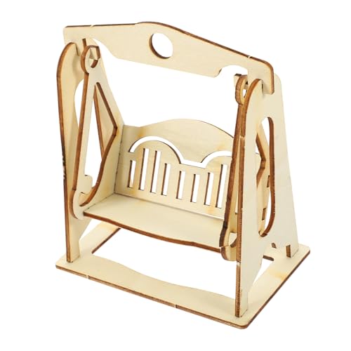 Alasum 6 Sätze DIY Schaukel Puzzles montieren Schaukel 3D-Puzzles für Kinder 3D-Rätsel werkzeugset Kinder Werkzeug-Sets Kinder Puzzlespielzeug für Kinder hölzernes 3D-Puzzle-Modell Holz von Alasum