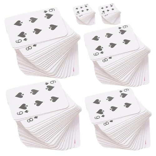 Alasum 6 Stücke Tiny Deck Karten Brettspiele Miniatur Poker Karten Lustige Neuheit Spielkarten Für Reisen Mini Spiele Party Gefälligkeiten von Alasum