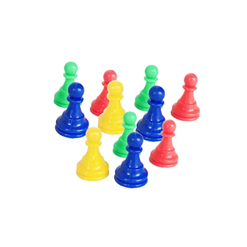 Alasum 64 Stück 8 Schachfigur Schachbrett Chess Pieces spielsachen Chess up Board Spielsteine schachkassette Chess Boards spielwaren laufstall Chessboard Zubehör für Brettspiele von Alasum