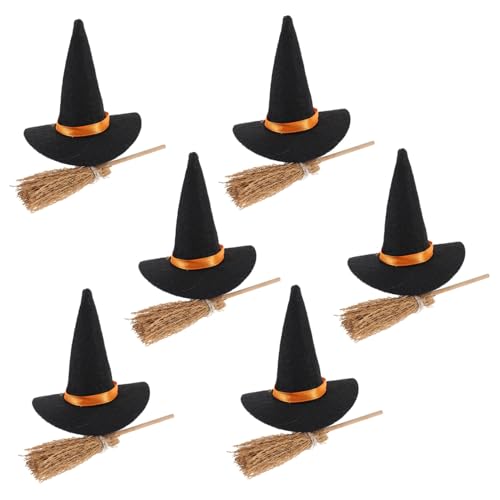 Alasum 6Er Set Hüte Zum Selbermachen Kleine Hexenhüte Halloween Dekorationen Halloween Hexenhüte Mini Hexenbesen Mini Hexenhut Basteln Innenstoff Alasum 6Er Set Hüte Zum Selbermachen Kleine Hexenhüte Halloween Dekorationen Halloween Hexenhüte Mini Hexenbesen Mini Hexenhut Basteln Innenstoff von Alasum