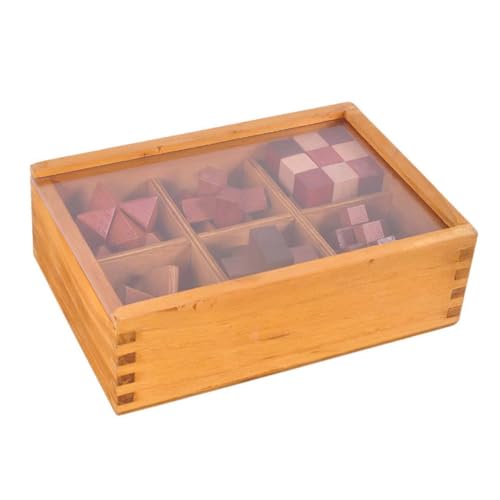 Alasum 6St 3D-Puzzlekugel holzspielzeug holzspielsachen Educational Toys Pädagogisches Spielzeug zabawki stymulujące rozwój iq-Puzzle Holz 3D-Puzzle Bambus von Alasum