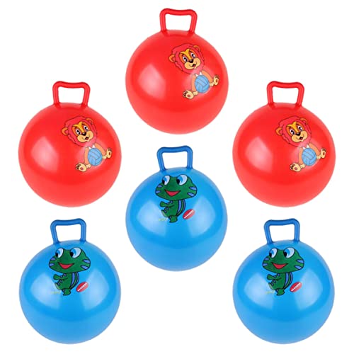 Alasum 6St Schläger handhaben hupfball für Activity für jucarii pentru copii Toys hüpfen hüpfen Outdoor- für Bildungsbälle aufblasbarer Hopfenball PVC von Alasum