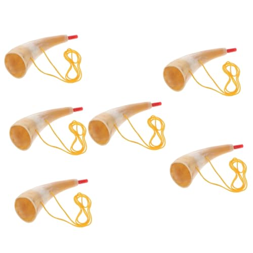 Alasum 6St Stierhorn der Wikinger Spielzeuge jubelnde Trompeten Naturhornspielzeug kindertrompete kinder trompete spielzeug für draußen Geräuschemacher Spielzeug Trompete Spielzeug Hörner von Alasum