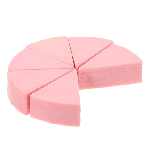 Alasum 6st Kuchen Gefälschter Mousse-Kuchen Gefälschter Herzkuchen Künstlicher Schokoladenkuchen Gefälschte Kuchen Puppenhausdekoration Mininahrung Für Puppen Rosa Plastik von Alasum