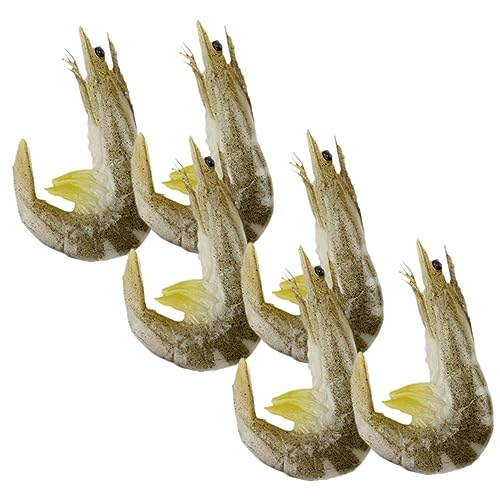 Alasum 6st Simulierte Garnelen Lebensmittel Gefälschte Garnelenstütze Garnelen Fake-Food- Realistische Gefälschte Garnelen Essensrequisiten Simuliertes Essen PVC Alasum 6st Simulierte Garnelen Lebensmittel Gefälschte Garnelenstütze Garnelen Fake-Food- Realistische Gefälschte Garnelen Essensrequisiten Simuliertes Essen PVC von Alasum