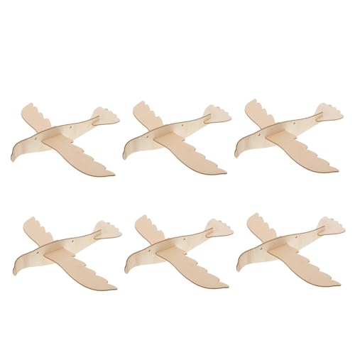 Alasum 6st Zusammengesetzter Adler Aus Holz Kinderspielzeug Bastelspielzeugflugzeug Flugzeug Für Kinder Flugzeugspielzeug Für Kinder Handbemaltes Spielzeug Kinder Rätsel Hölzern von Alasum