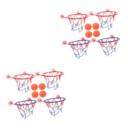 Alasum 8 STK Basketball-Spielset für Kinder Basketballkorb Bälle Spielset Mini-Basketballkorb Indoor-Basketball Kinder wasserspielzeug kinderwasserspielzeuge Basketballkorb für Kinder von Alasum