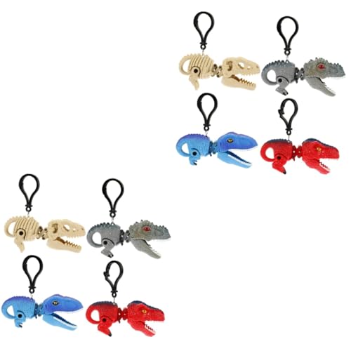 Alasum 8 STK Schlüsselanhänger Kinderspielzeug Spielzeug für Kinder verkleidung geschke Key Chains Spielzeuge Schlüsselbund lustiges Spielzeug Dinosaurier-Spielzeug Taschenanhänger Abs von Alasum