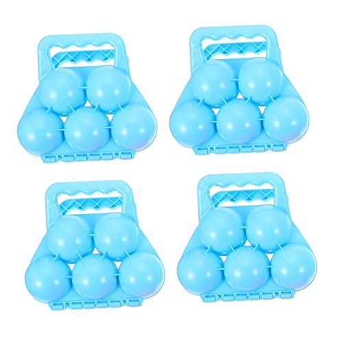 Alasum 8 STK Schneeball-Clip Winterspielzeug Kinder Spielen Schneespielzeug schneeballschlacht schneeballmaschinen Kinder Winter Outdoor-Spielzeug Schneeballclips für Kinder Plastik von Alasum