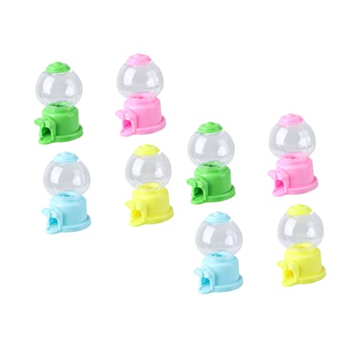 Alasum 8 STK Zuckermaschine Spielzeug drehen Kaugummispender Mini Spender für Gummibonbons klammermaschine funnytoys kreatives Lernspielzeug Candy Catcher Spielzeug Plastik von Alasum