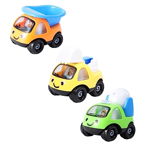 Alasum 9 STK Spielzeugauto kinderfahrzeug kinderauto Robustes Spielzeug Toy car Cartoon-Auto-Spielzeug Spielzeug für die frühe Entwicklung Fahrzeugmodell technisches Spielzeug Plastik von Alasum