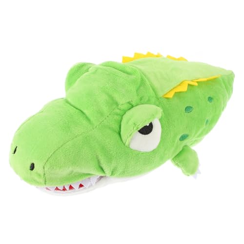 Alasum Alligator-Handpuppe Erwachsene Puppe Babys Puppen Geschichte erzählende Marionette tierische Fingerpuppe Spielzeug kreative Tierpuppe Cartoon-Handpuppe PP Baumwolle Green von Alasum