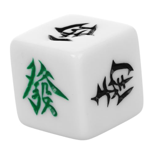 Alasum Azimutwürfel Würfel für Spiel kleine Würfel Spiel-Requisiten Mahjong-Würfel Würfelspielspielzeug Würfel Masse große Würfel Spiel Würfel Brettspielwürfel Würfel für Mahjong Plastik von Alasum