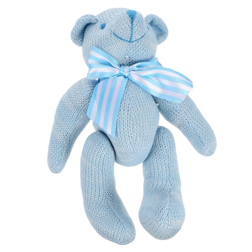 Alasum Bärenpuppe Bärenspielzeug Großes Kuscheltier Kissen Zum Umarmen Von Tieren Plüschpuppe Weiche Tierpuppen Kuscheltiere Masse Kawaii Bär Plüsch Mini-babypuppen Sky-Blue Pp Baumwolle von Alasum