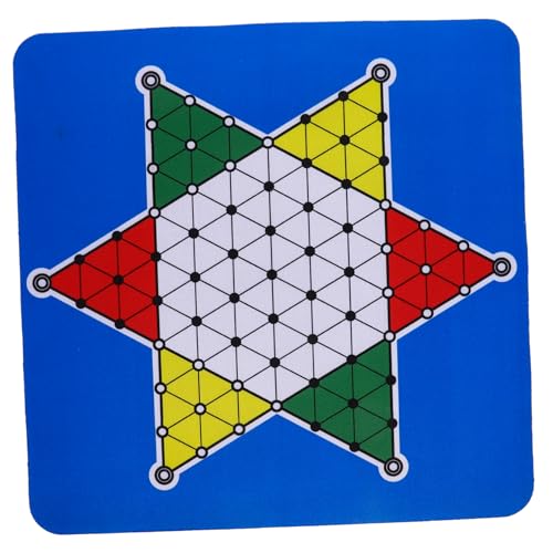 Alasum Chinesische Dame Schachbrett Schachspiel Zubehör Gummimatte für Schachspiele Chinesisches Brettspiel spielbrett Traditionelles Spielschachzubehör schachspiel versorgung Stoff Blue von Alasum