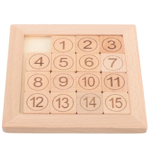 Alasum Kinder Anzahl Kognition Spielzeug Holz Puzzle Spiel Kinder Iq Entwicklung Pädagogisches Spielzeug von Alasum