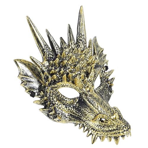 Alasum Drachenmaske Drachen-cosplay-maske Maske Im Horror-stil Drachen Maskerade Maske Masken Halloween-party-kostümmaske Gruselige Tiermaske Adler Maskerade Maske Schutzmaske Plastik von Alasum