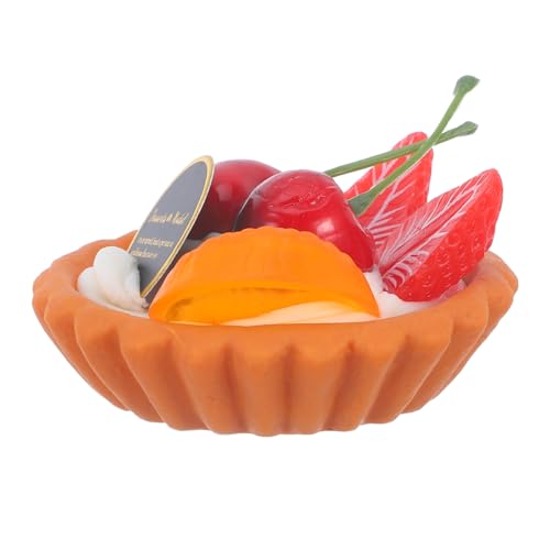 Alasum Eierkuchenmodell Gefälschte Desserts Nachbildung Eines Künstlichen Eierkuchens Künstliche Nahrung Bäckerei Requisiten Gefälschter Eierkuchen Künstliche Kuchen Cupcakes PVC von Alasum