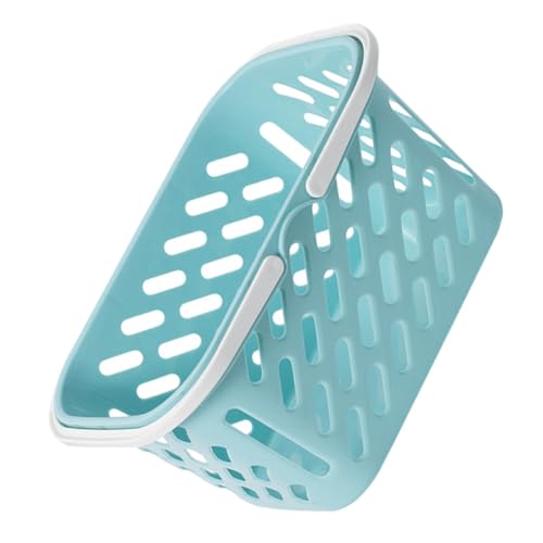 Alasum Einkaufskorb Spielzeug für Kinder Spielzeugkorb Aufbewahrungskorb für Spielzeug vorgeben Mini-Shopping ablagekörbe Storage Baskets Mini-Korb-Dekor Mini-Hausdekoration Plastik Blue von Alasum