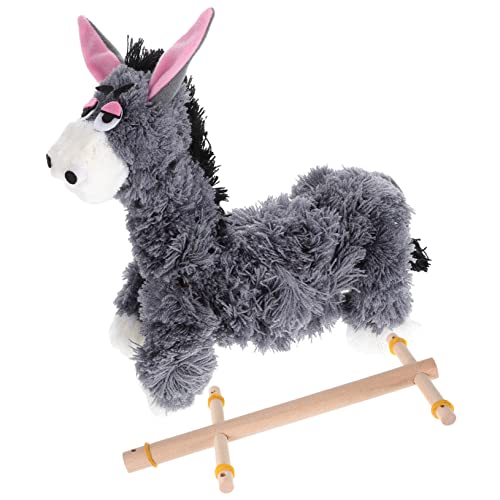 Alasum Esel-Marionette Marionettenpuppen Interaktives Für Gefühlte Tiere Ziege Marionette Garnpuppe Marionettenset Für Ausgestopft Bausatz Hundepuppe Grey Plüsch von Alasum