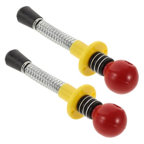 Alasum Flipper Zubehör Mini Spielkonsole Spielset Zubehör Spielkonsolen Geladene Federstange Flipper Griff Shooter Ventil Läppwerkzeug Kleiner Ball Shooter Federstift Aus Stahl von Alasum