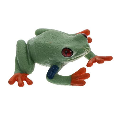 Alasum Frosch-Modell Geweih Tierspielzeugmodell Miniatur Hirsch Mini-Modell Spielzeug für Kinder kinderspielzeug hausdeko Tiermodell Spielzeug Tierausstellungsmodelle Plastik Light Green von Alasum